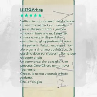 Ogni vostro soggiorno è una storia, e ogni vostra recensione il dono più grande. È attraverso le vostre esperienze che noi cresciamo, ci miglioriamo costantemente e facciamo conoscere la nostra ospitalità autentica a chi cerca un'esperienza unica in montagna.Il vostro feedback è fondamentale: ci aiuta a perfezionare quel comfort che desideriamo offrirvi, rendendo Maison du Tatà e la Valle d’Aosta il vostro "posto del cuore". sempre più speciale.Aiutateci a scrivere il prossimo capitolo. Condividete la vostra esperienza: la vostra voce è la nostra migliore guida. 💖➡️ Lascia la tua recensione e diventa parte del nostro futuro! Clicca sul link in bio.🏡 #maisondutatà💙 #accoglienzasicura🏡🏡🏡🏡🏡#recensioni #grazie #fineanno #cresciamoinsieme #feedback #valledaosta #ospitalitàvaldostana #miglioramento #condividilatuastoria #esperienzaunica #viaggiatori #postoemozionale #accoglienza #montagna #supportolocale #clientifelici #dicembre #graziedicuore